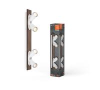 LEDVANCE DECOR SPOT MERCURY, 4 x 3,4W, 920lm, aspecto de madera, blanco, foco, cabezales ajustables, versátil, foco de interior, lámparas LED reemplazables, luz de color blanco cálido, GU10