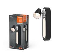 LEDVANCE DECOR SPOT NEPTUNE, 13W, 430lm, negro, foco, cabezales ajustables, versátil, foco de interior, luz de color blanco cálido, acabado de alta calidad, montaje fácil