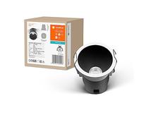 LEDVANCE Downlight empotrable SPOT TWIST, negro, 5W, 400lm, 830 WT, 70 mm de diámetro, color de luz blanco cálido, 90% menos consumo de energía en comparación con los downlights halógenos, 3000K