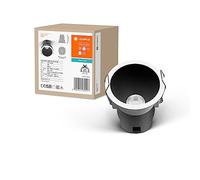 LEDVANCE Downlight empotrable SPOT TWIST, negro, 5W, 400lm, 840 WT, 70 mm de diámetro, color de luz blanco frío, 90% menos consumo de energía en comparación con los downlights halógenos, 4000K