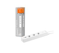 LEDVANCE Enchufe Inteligente con WiFi, regleta de enchufes Triple con protección contra sobrecargas y sobretensiones Que Incluye Conexiones USB, controlable a través de la App WiFi, Alexa y Google