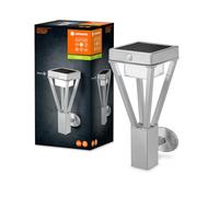 LEDVANCE ENDURA SOLAR BOUQUET GARDEN SENSOR 50cm - moderna luz solar para caminos con detector de movimiento, 6W, 3000K, 200-550 Lumen, IP44, plata
