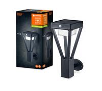 LEDVANCE ENDURA SOLAR BOUQUET GARDEN SENSOR 50cm - moderna luz solar para caminos con detector de movimiento, luz de jardín, 6W, 3000K, 200-550 lumen, IP44, negro
