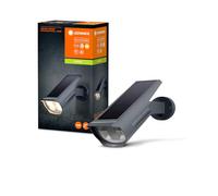 LEDVANCE ENDURA STYLE BAT 17,7cm - moderna luminaria de pared con carcasa de aluminio, luminaria LED para exteriores, 9,5W, 3000K, 580 Lm, RAL 7016 gris oscuro, forma de ala