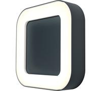 LEDVANCE ENDURA STYLE Square, aplique de pared para exteriores, color gris, fabricado en aluminio y policarbonato (PC), con grado de protección IP44, ideal para fachadas y terrazas