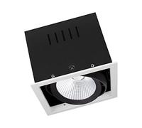 LEDVANCE Foco orientable empotrable, foco único, para iluminación general y de acento | ahorro de energía, reemplazo para 1 x 35 W HID, blanco frío | SPOT MULTI 1 x 30 W 4000 K FL WT/BK