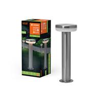 LEDVANCE Iluminación exterior ENDURA HYBRID MARI, iluminación híbrida, 4W, 240lm, blanco cálido, temp. color 3000K, acero inoxidable, tipo protección IP44 e IP67, energía solar y funcionamiento en red
