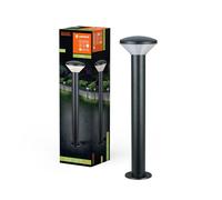LEDVANCE Iluminación exterior ENDURA HYBRID OLONA, iluminación híbrida, 2W, 140lm, blanco cálido, temp. color 3000K, gris, acero inox., tipo prot. IP44 e IP67, energía solar y funcionamiento en red