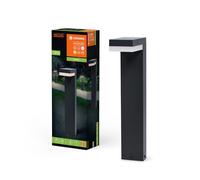 LEDVANCE Iluminación exterior ENDURA HYBRID VENUS, iluminación híbrida, 4W, 200lm, blanco cálido, temp. color 3000K, gris, acero inox., tipo prot. IP44 e IP67, energía solar y funcionamiento en red