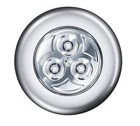 Ledvance - Lámpara Acrilonitrilo butadieno estireno (ABS), 0.23W, Plateado, DOT-it Classic