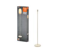 LEDVANCE Lámpara de pie decorativa con casquillo E27, soporte grande (altura 146cm), beige, con cable de alimentación de 1,8m, lámpara LED OSRAM 1906 a juego disponible por separado