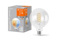 LEDVANCE Lámpara LED inteligente con tecnología Wifi, Base E27, Regulable, Color de la luz cambiable (2700-6500K), Forma de globo, Mate, Controlable con Alexa, Google, App