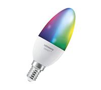 LEDVANCE Lámpara LED inteligente con tecnología WiFi, enchufe E14, regulable, color de luz cambiante (2700-6500K), colores RGB cambiables, reemplazo de 40W, SMART+ WiFi Vela Multicolour, paquete de 3