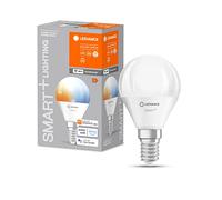 LEDVANCE Lámpara LED inteligente con tecnología WiFi, enchufe E14, regulable, color de luz cambiante (2700-6500K), reemplazo de 40W, SMART+ WiFi Mini Bulb Tunable White, paquete de 4