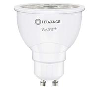 LEDVANCE Lámpara LED reflectora, Casquillo: GU10, Warm White, 2700 K, 4,50 W, Reemplazo por 50 W Reflector lamp, mate, PARATHOM ZB PAR16 DIM