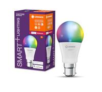 LEDVANCE Lámpara Smart+ con tecnología ZigBee, 9W, A60, mate, base B22D, color de luz RGBW ajustable, 806lm, paquete de 1