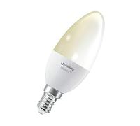 LEDVANCE Lámpara Smart LED , Bluetooth, E14, regulable, blanco cálido (2700K), reemplaza lámparas incandescentes 40W, controlable con Google y Alexa, SMART+ Candle DIM,paquete de 1