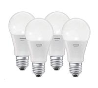 LEDVANCE Lámpara Smart LED, Bluetooth, E27, regulable, blanco cálido (2700K), reemplaza bombillas de 60W, controlable con Alexa, Google y Apple Voice Control, SMART + BT CLA DIM, paquete de 4