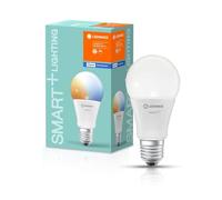 LEDVANCE Lámpara Smart LED, Bluetooth, E27, regulable, color de luz cambiante (2700-6500K), reemplaza lámparas incandescentes 60W, controlable con Alexa y Google, SMART + CLA TW, paquete de 4