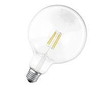 LEDVANCE Lámpara Smart LED, Bluetooth, globo de filamento, E27, regulable, sustituye lámparas incandescentes 50W, blanco cálido (2700K), controlable con Google, Alexa y Apple Voice Control, SMART+ BT