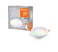 LEDVANCE LED SPOT INTEGRADO Ø 17cm, spot de techo empotrado para uso interior, regulable, 12W, 2700-6500 K, luz RGB hasta 16 millones de colores, 1000 lúmenes, diseño plano, blanco