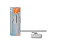 LEDVANCE Lígrama de espejo de baño de la barra de disco de 400 mm, cromo, 6W, 720lm, luz blanca cálida a fría, controlable, montaje de pared y espejo, clase de protección IP44, 3000K-4000K