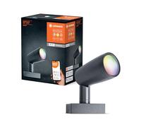 LEDVANCE Luz de jardín LED inteligente con tecnología WiFi, paquete básico con 1 foco para exterior, colores RGB cambiables, compatible con Google y Alexa Voice Control, SMART+ WIFI GARDEN SPOT 1P