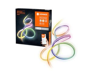 LEDVANCE Manguera de luz LED inteligente con tecnología WiFi para exterior, 5 metros de largo, flexible y flexible, 2700-6500K, colores RGB cambiables, SMART+ NEON FLEX RGBW