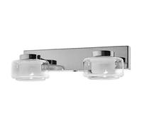 LEDVANCE OR lame aplique y techo con LED, cromo, 11W, 700lm, 3000/4000K, (blanco frío/blanco cálido), protección IP44 contra cuerpos extraños y salpicaduras de agua