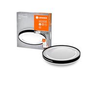 LEDVANCE ORBIS LISA SMART+ WiFi luminaria Ø 48cm, luminaria de techo LED regulable para uso interior, 30W, temperatura de color 2700-6500K, 3300 lumen, blanco con anillo negro y salida de luz lateral