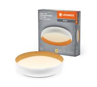 LEDVANCE ORBIS Livia LED con aro de metal, decoración blanco/madera, 36W, | , Indoor Wall Lighting, 520.00 Millimetres dia, , Paquete de 1