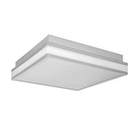 LEDVANCE ORBIS MAGNET SMART+ Wi-Fi 30x30cm, lámpara de techo LED regulable para uso interior, 26W, temperatura de color 3000-6500K, 2800 lumen, lámpara de diseño con marco magnético, gris