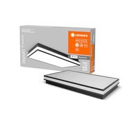LEDVANCE ORBIS MAGNET SMART+ Wi-Fi 60x30cm, lámpara de techo LED regulable para interiores, 42W, temperatura de color 3000-6500K, 4200 lúmenes, lámpara de diseño con marco magnético, negro