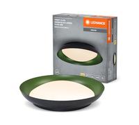 LEDVANCE Orbis Plate Plafón LED, negro-verde, 45W, 2200lm, 3000K, 480mm,