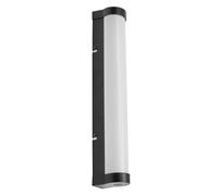LEDVANCE ORBIS Tube espejo/aplique con LED, vidrio esmerilado/negro, 9W, 820lm, 3000/4000K, 40cm de diámetro,IP44 contra cuerpos extraños/salpicaduras de agua