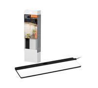 LEDVANCE Panel inferior sin marco, 30x10cm, CCT regulable, 5 W, 220 lm, 3000/4000/6500 K, luz blanca cálida/fría blanco/natural, CCT regulable, negro, plástico (PC), IP20