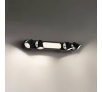 LEDVANCE Plafón LED Neptune, 4 focos, negro