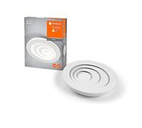 LEDVANCE Plafón ORBIS SPIRAL OVAL 360 mm, blanco, 27W, 2400lm, color de luz blanco cálido, distribución eficaz de la luz indirecta, larga duración, módulo LED, ovalado, IP20, 3000K