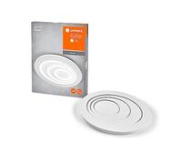 LEDVANCE Plafón ORBIS SPIRAL OVAL 720 mm, blanco, 63W, 5000lm, color de luz blanco cálido, distribución efectiva de la luz directa, larga duración, módulo LED no reemplazable, ovalado, IP20, 3000K