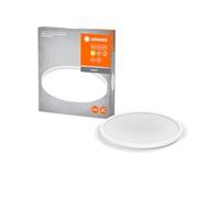LEDVANCE Plafón ORBIS Ultra Slim 400mm, blanco, 22W, 2720lm, homogéneo, luz blanco cálido + retroiluminación, regulación en tres etapas mediante interruptor de pared, ultraplano, protección IP20