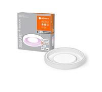 LEDVANCE Plafón SMART+ OR laria WiFi, 32W, 4200lm, 490mm, luz blanco dinámico (2700K-6500K) y 16 mill. de colores, regulable, controlable mediante app, compatible con Amazon, Google, IP20