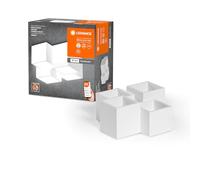 LEDVANCE Plafón SMART+ WiFi DECOR, blanco, 22W, 1680lm, luz blanco dinámico, regulable, 3000-6500K, distribución de luz arriba y abajo, controlable por app, compatible con Amazon, Google, etc.