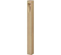 LEDVANCE SMART+ Lámpara de jardín WiFi, 7,5W, 600 lúmenes, madera, con luz blanca cálida (3000K) y 16 millones de colores, carcasa de aluminio de alta calidad, controlable mediante aplicación, compati