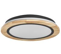 LEDVANCE Smart+ - Lámpara de techo LED inteligente Orbis, 40 cm de diámetro, madera. 4058075754751