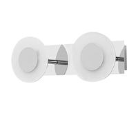 LEDVANCE Smart LED bathroom light chrome, 15W, 1400LM, 3000-6500K, 32cm, IP44, Orbis Wave wall light, luz de baño con tecnología wifi, regulable, controlable vía app y asistente de voz