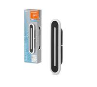 LEDVANCE Smart LED luz de baño negro, 1200LM, 3000-6500K, 300mm x 70mm, IP44, Or on tecnología wifi, regulable, controlable a través de app y asistente de voz