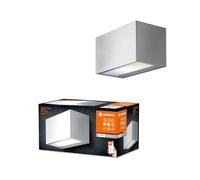 LEDVANCE SMART+ WI-FI BRICK ST RGBW 14,5cm-Aplique LED regulable gris oscuro con carcasa de acero inoxidable de alta calidad, cuadrado, control de color RGB, 14W, 3000K blanco cálido, 600lm, IP44