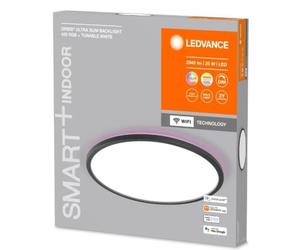 Ledvance SMART+ WiFi Inteligente LED Plafón Ledva Orbis Negro 40cm TW - LUM7528