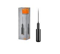 LEDVANCE Tracklight Cylinder, luces de péndulo de riel con enchufe Gu10, adecuado para lámparas con base Gu10, voltaje nominal: 220-240 V, negro, altura: 1500.00 mm, IP20