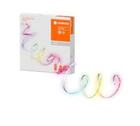 Ledvance TV LED Strips 1m con conexión USB, RGB incluyendo mando a distancia, retroiluminación para TV, iluminación para cuadros, tira de luz autoadhesiva, TV Surround FLEX Strips